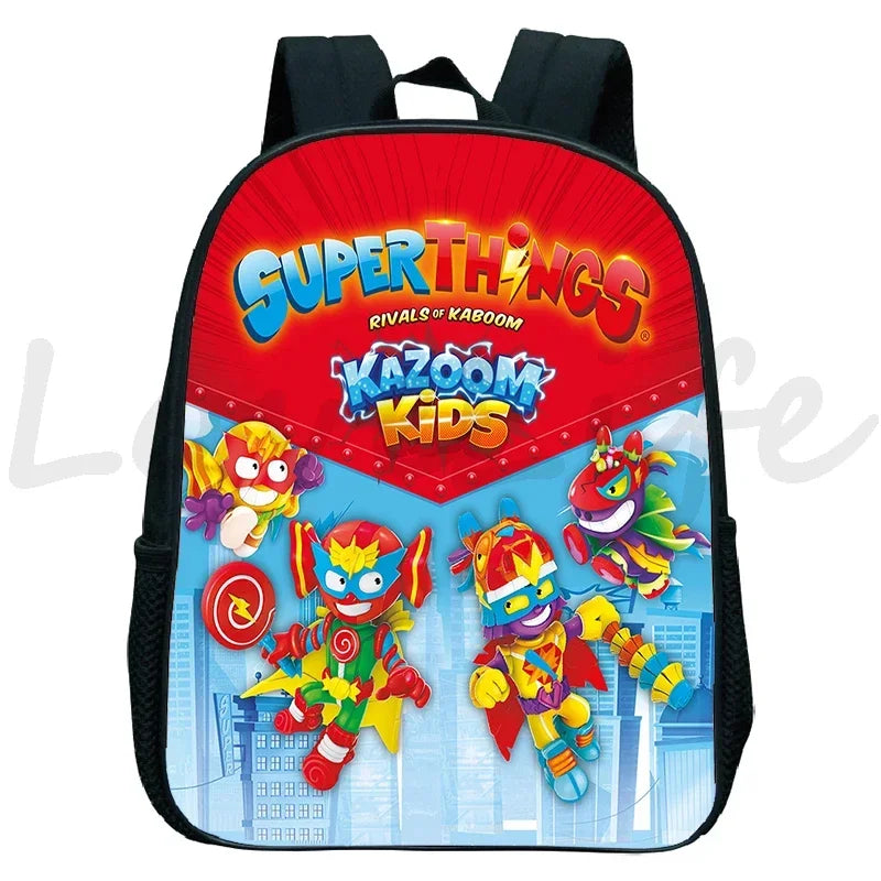Superzings Backpacks Cute Cartoon Kindergarten Bags Mochila Children Bookbag SuperThings School Bags Kids Mini Backpack