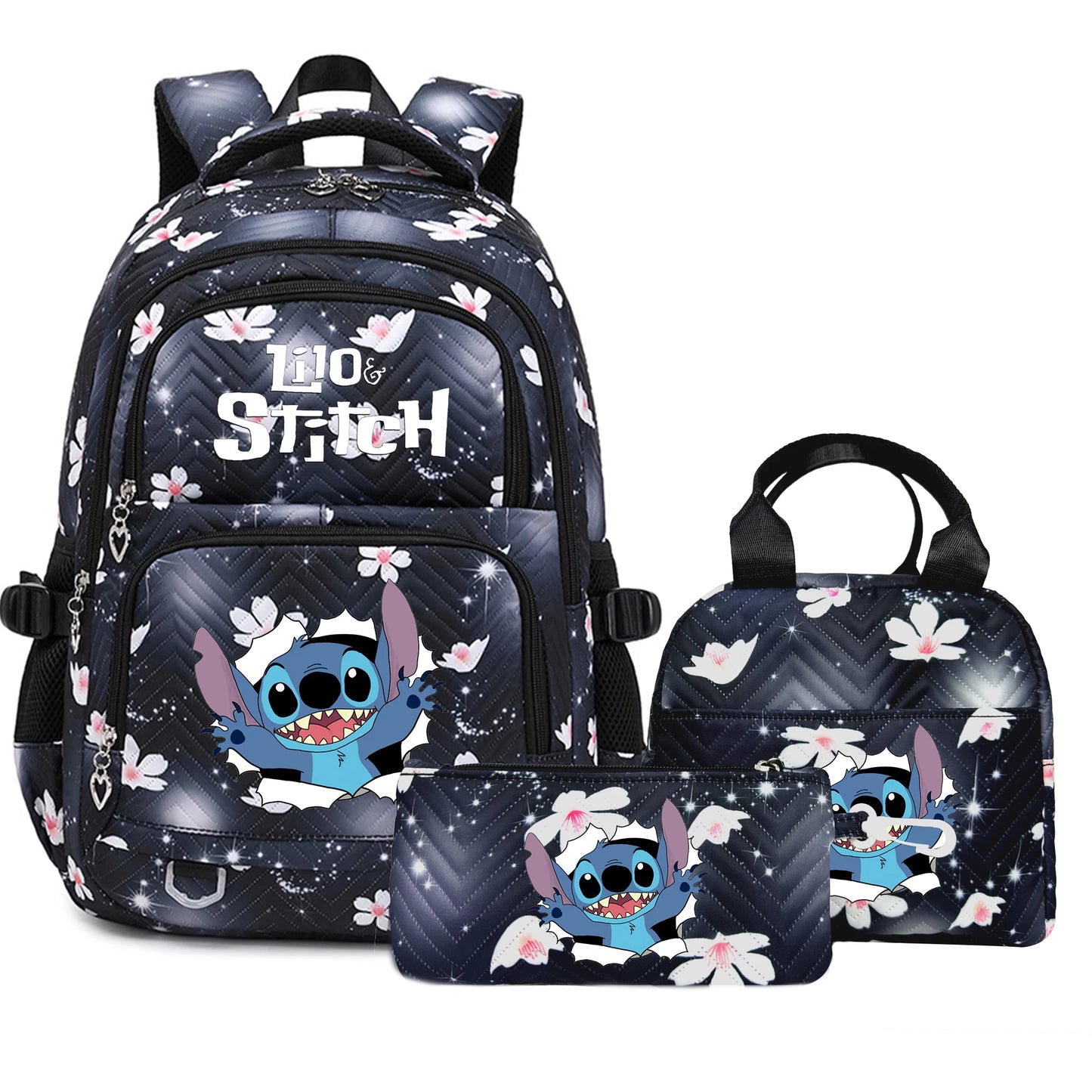 Lilo Stitch Schoolbag for Teenage Girls Bookbag Mochila Waterproof Women Backpack Female Travel Bag Backpacks