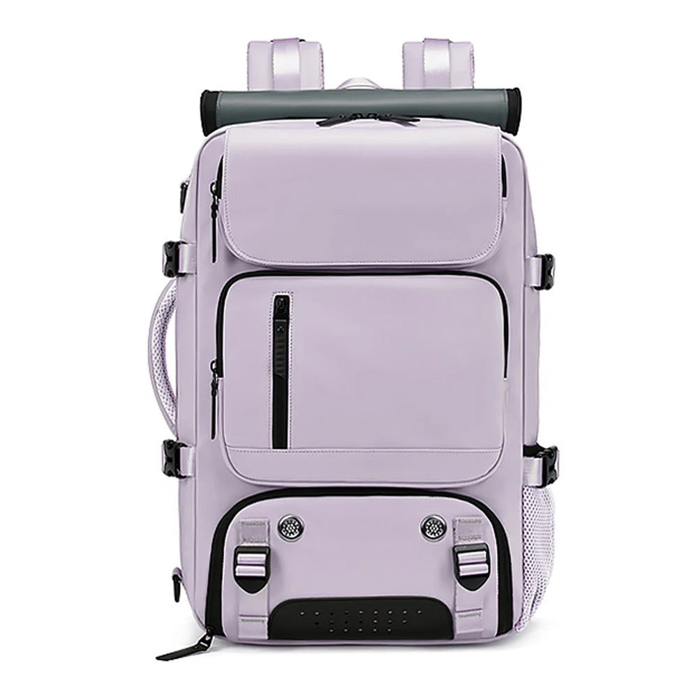 XOKY Large Travel Backpack Boardable Backpack USB Charging Waterproof Outdoor Travel Backpack independent shoe compartment 8102