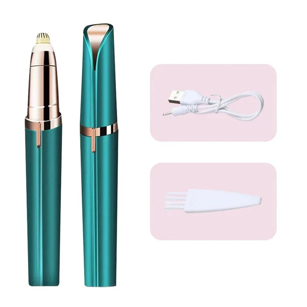 Electric Eyebrow Trimmer Eye Brow Shaper Pencil Face Hair Remover For Women Makeup Painless Automatic Eyebrow Shavers Depilator
