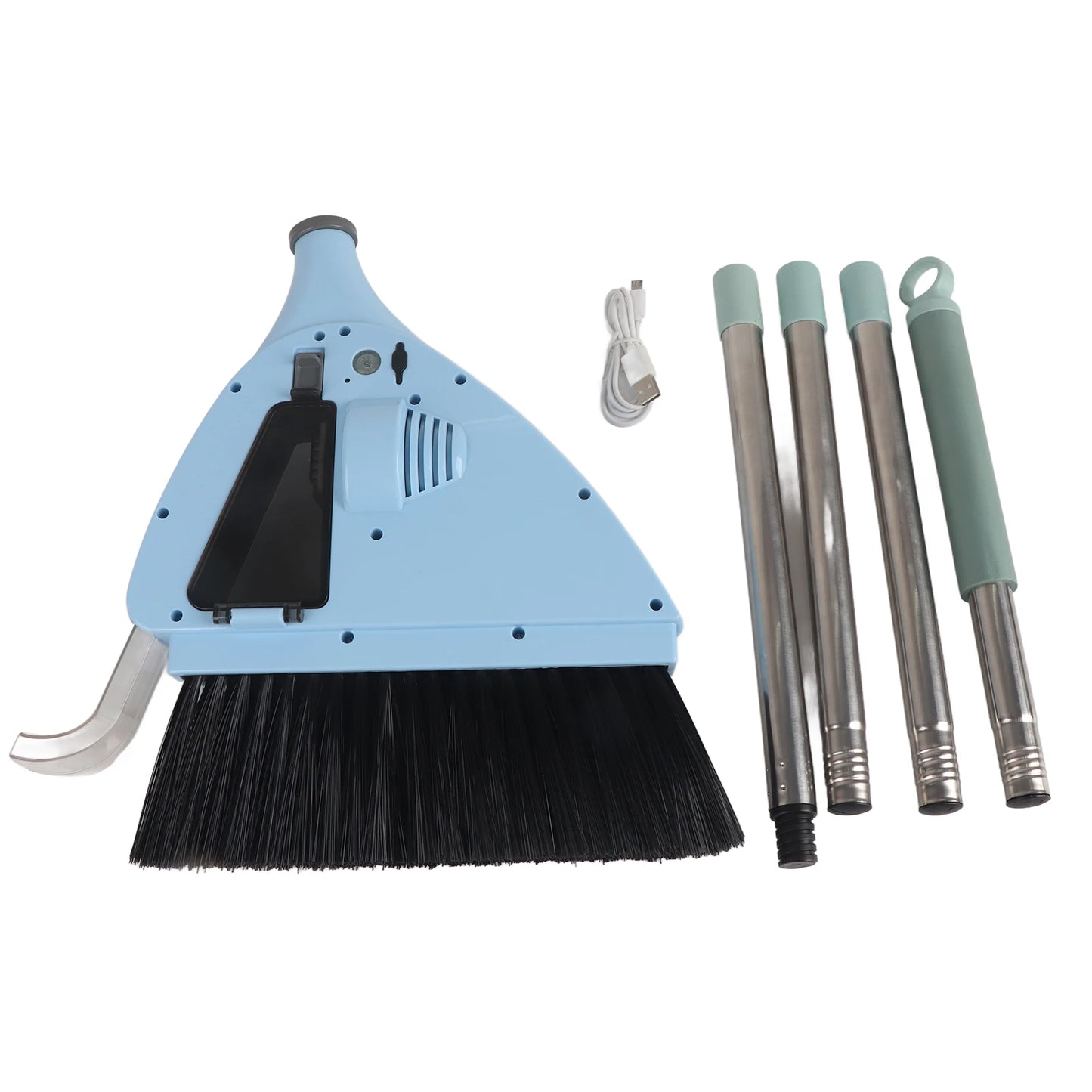 2 in 1 Vacuum Broom 2 in 1 Vacuum Sweeper USB Charging Cordless Vacuum