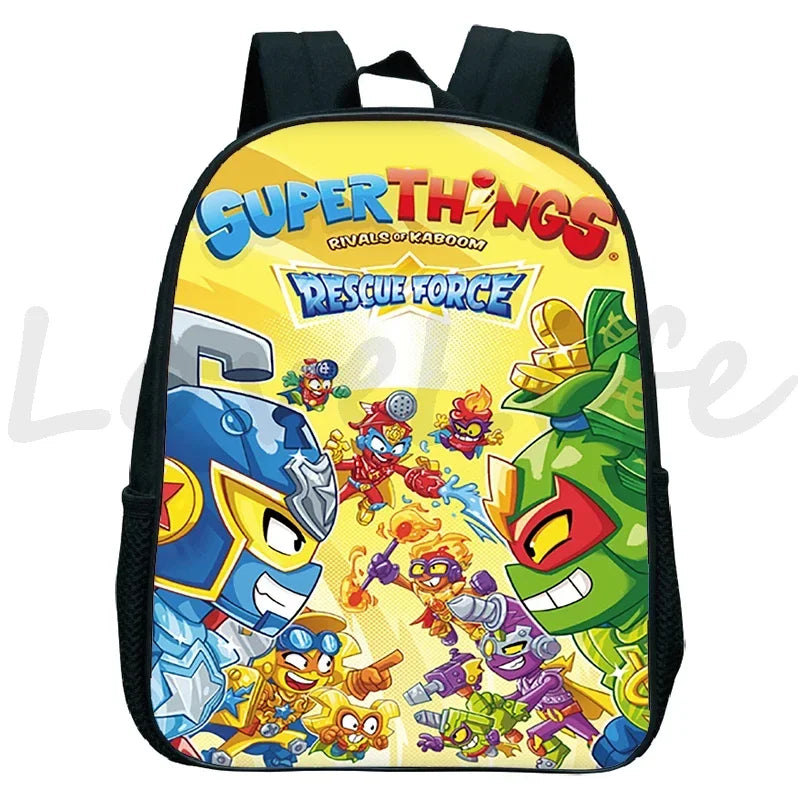 Superzings Backpacks Cute Cartoon Kindergarten Bags Mochila Children Bookbag SuperThings School Bags Kids Mini Backpack