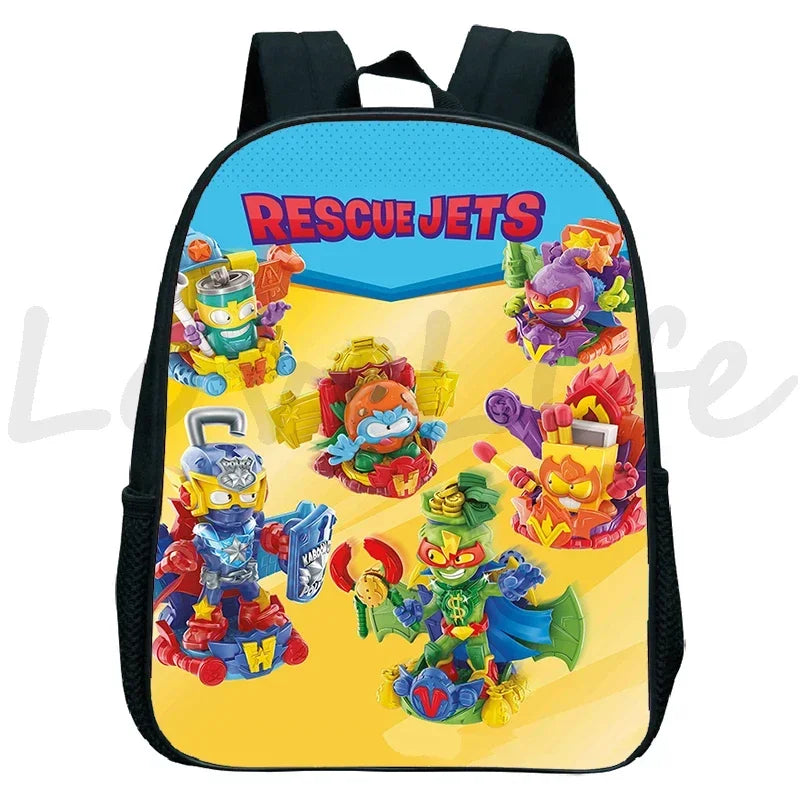 Superzings Backpacks Cute Cartoon Kindergarten Bags Mochila Children Bookbag SuperThings School Bags Kids Mini Backpack