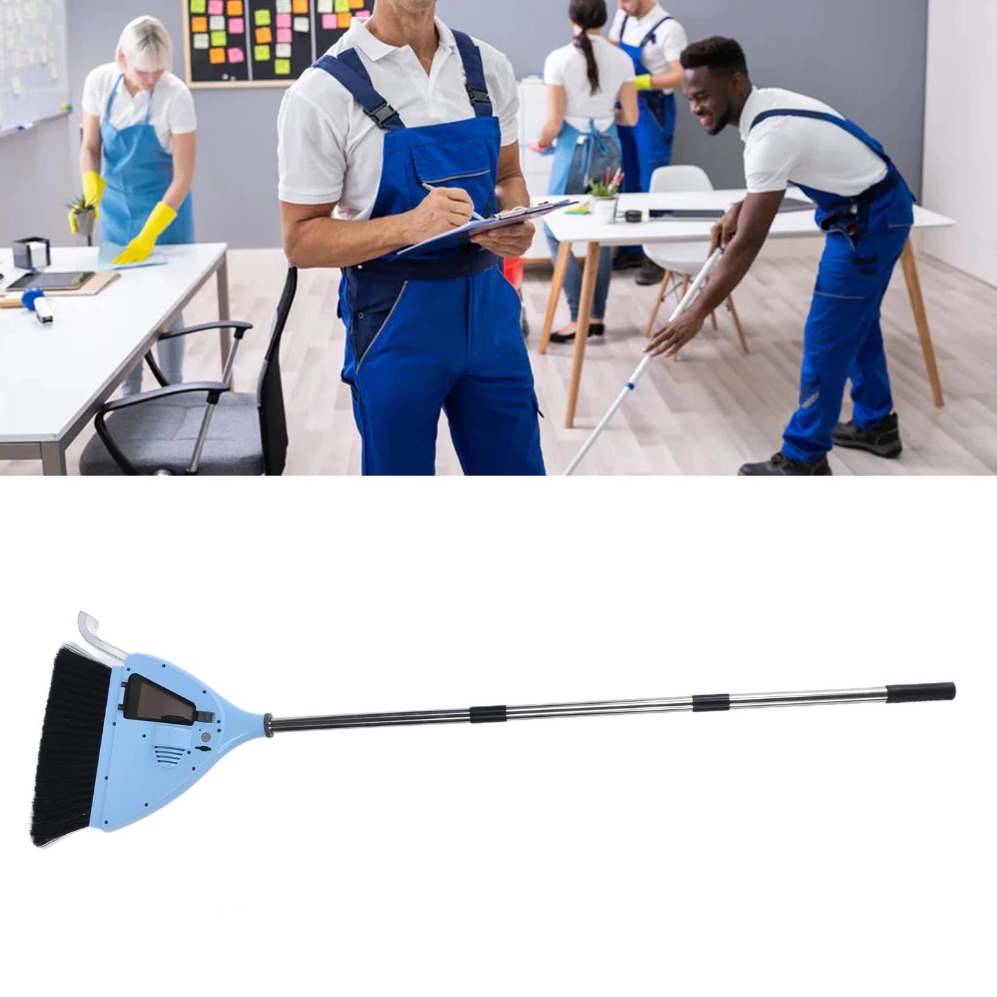 2 in 1 Vacuum Broom 2 in 1 Vacuum Sweeper USB Charging Cordless Vacuum