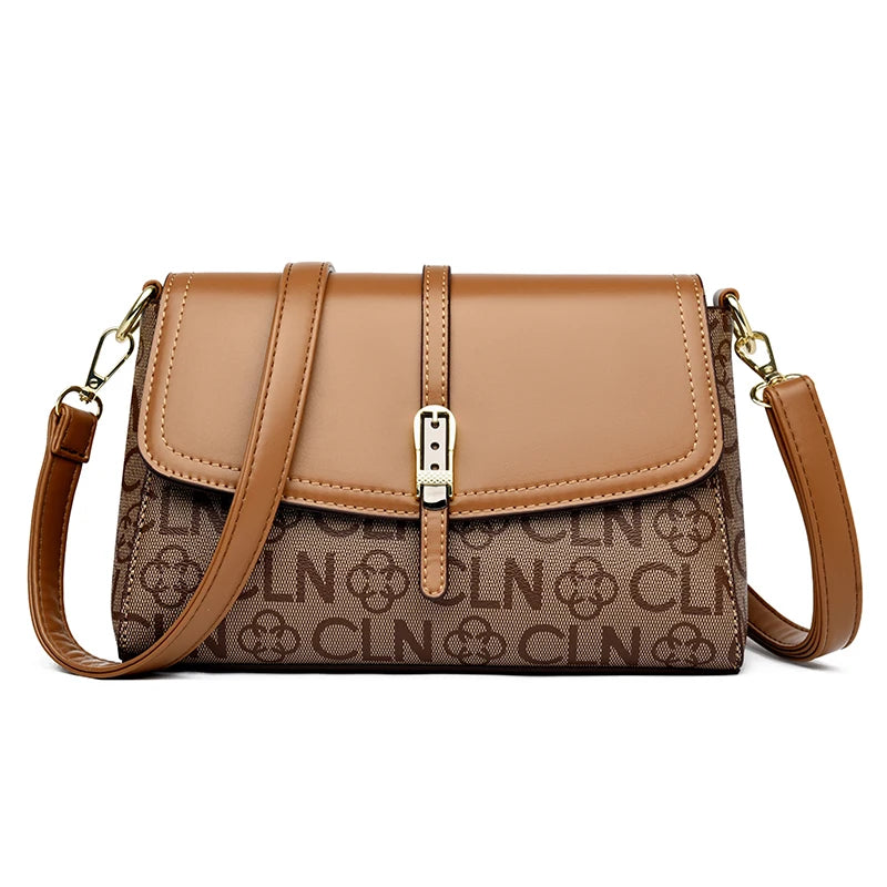 Old Folwers Luxury Handbags Women Bags Designer High Quality Pu Leather Shoulder Crossbody Bags Hand for Women Mother Sac 2025