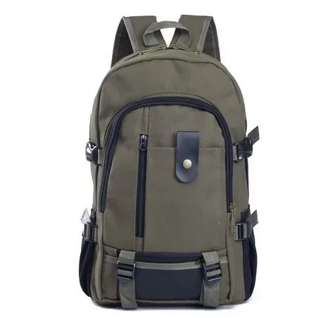 2023 Mountaineering Bag Backpack for Men Canvas Large Capacity High School Backpacks Outdoor Travel Camping Bag Computer Bag