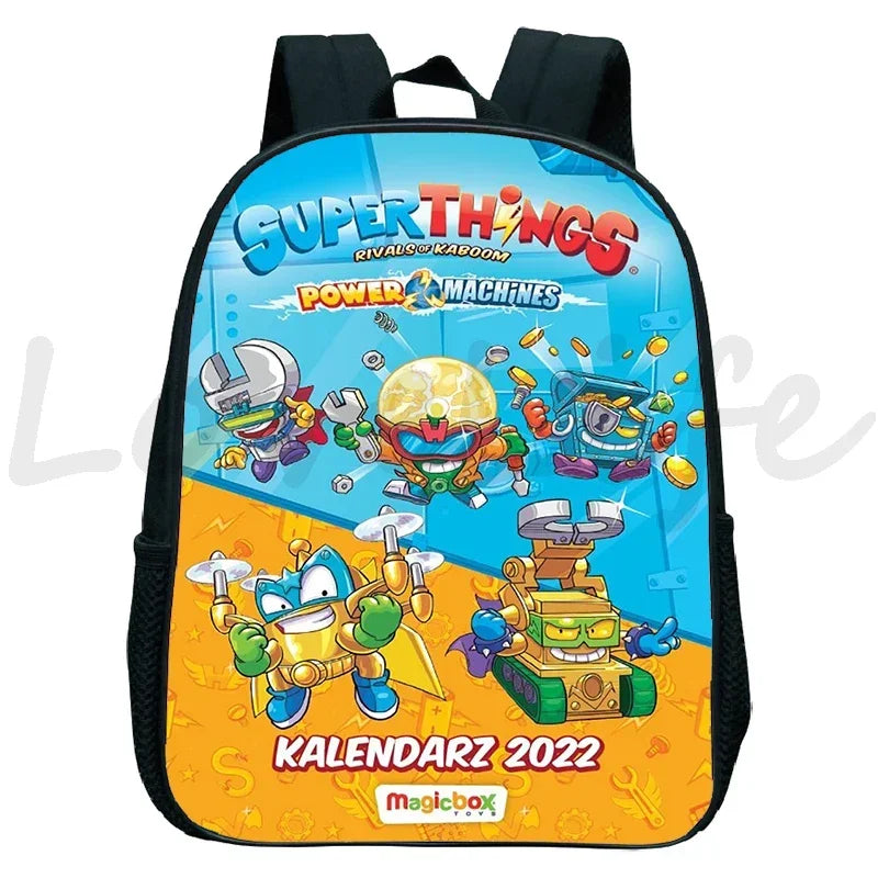 Superzings Backpacks Cute Cartoon Kindergarten Bags Mochila Children Bookbag SuperThings School Bags Kids Mini Backpack