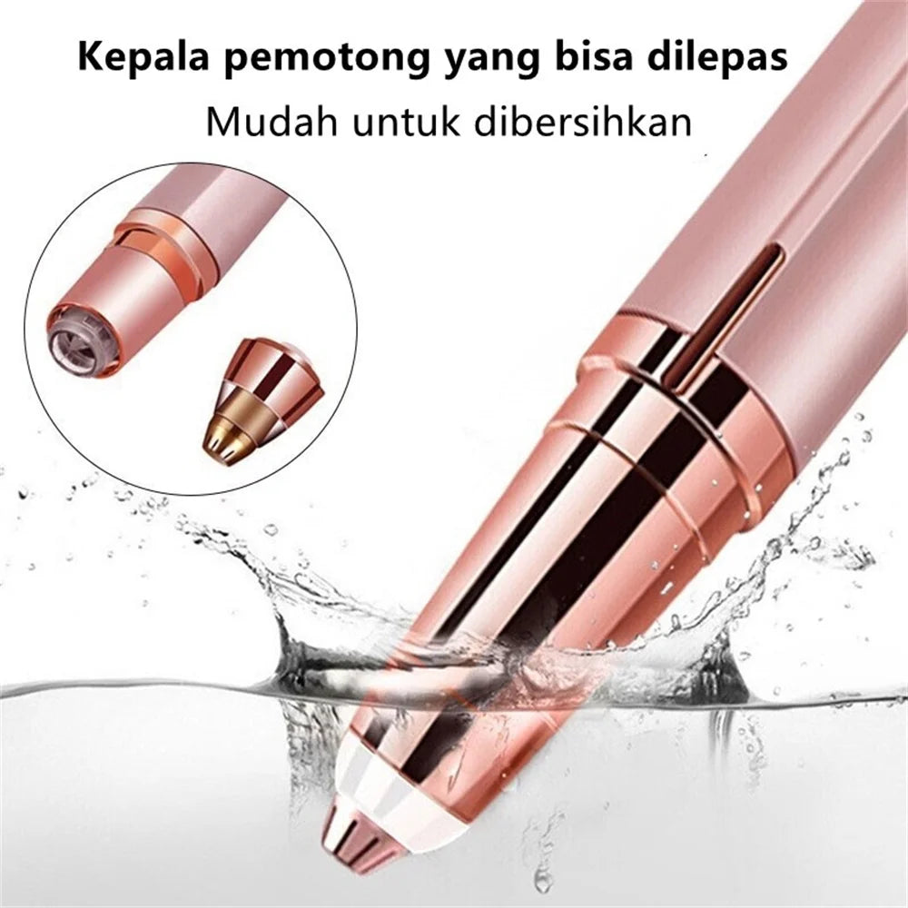 Electric Eyebrow Trimmer Eye Brow Shaper Pencil Face Hair Remover For Women Makeup Painless Automatic Eyebrow Shavers Depilator