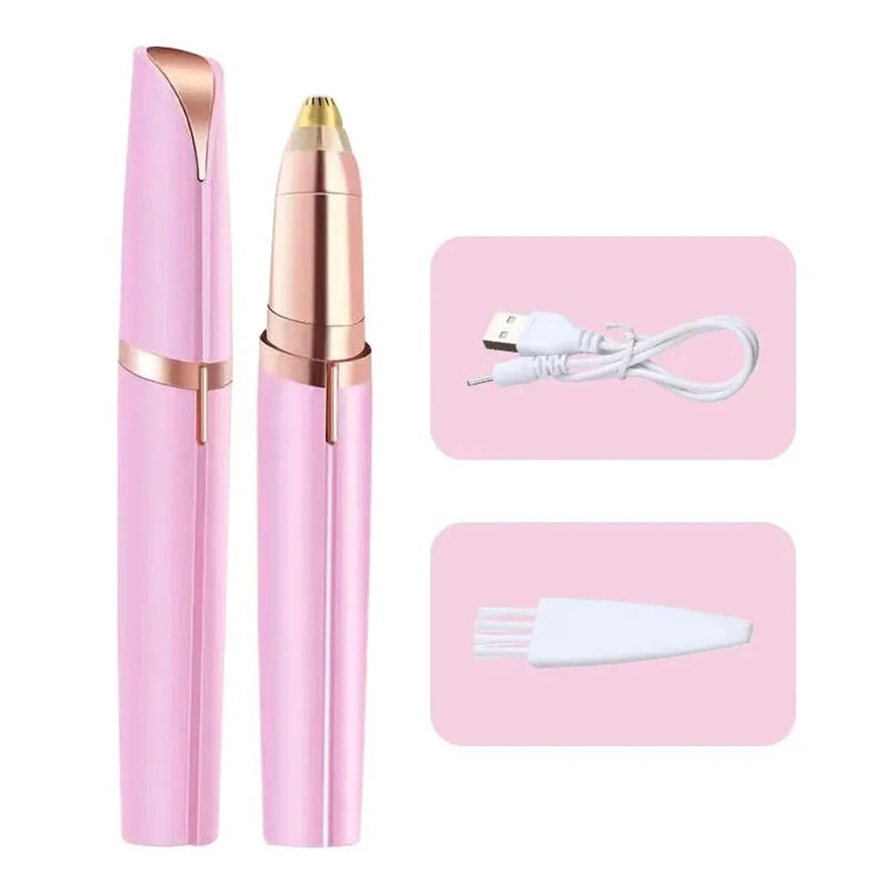Electric Eyebrow Trimmer Eye Brow Shaper Pencil Face Hair Remover For Women Makeup Painless Automatic Eyebrow Shavers Depilator