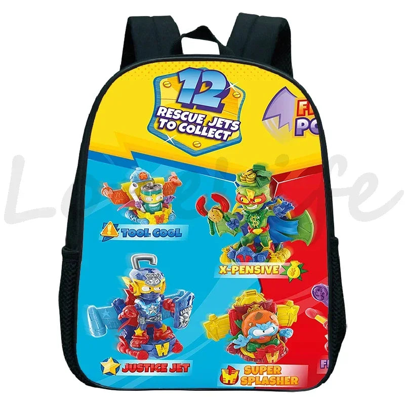 Superzings Backpacks Cute Cartoon Kindergarten Bags Mochila Children Bookbag SuperThings School Bags Kids Mini Backpack