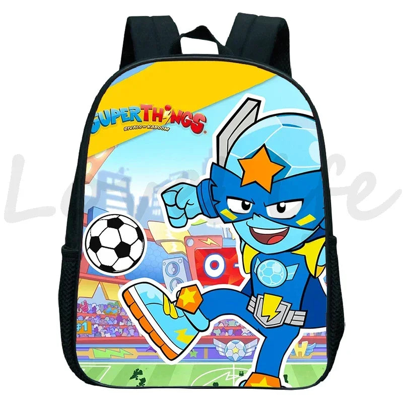 Superzings Backpacks Cute Cartoon Kindergarten Bags Mochila Children Bookbag SuperThings School Bags Kids Mini Backpack