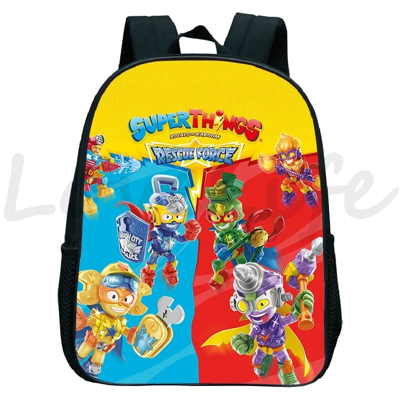 Superzings Backpacks Cute Cartoon Kindergarten Bags Mochila Children Bookbag SuperThings School Bags Kids Mini Backpack