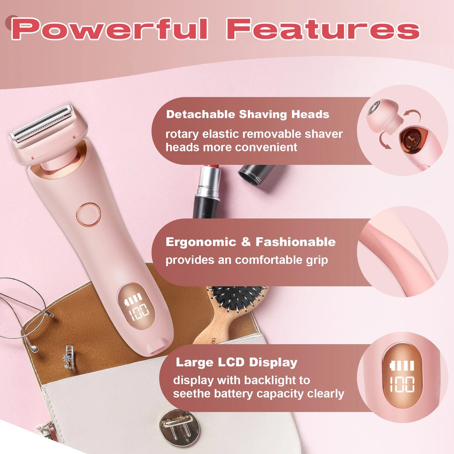Electric Razors for Women 2 In 1