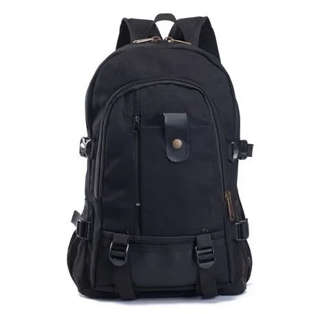 2023 Mountaineering Bag Backpack for Men Canvas Large Capacity High School Backpacks Outdoor Travel Camping Bag Computer Bag
