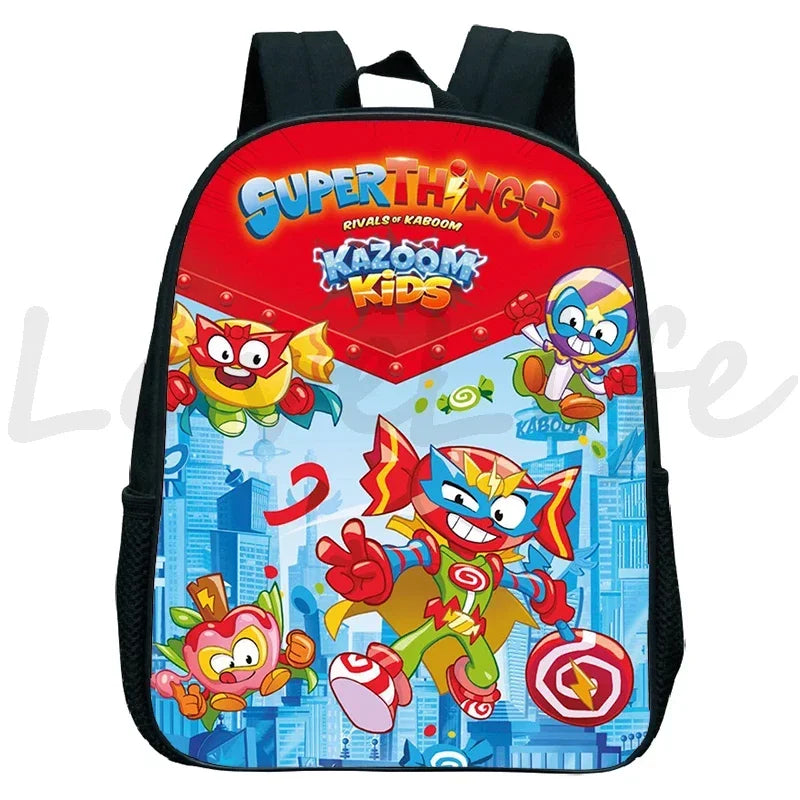 Superzings Backpacks Cute Cartoon Kindergarten Bags Mochila Children Bookbag SuperThings School Bags Kids Mini Backpack