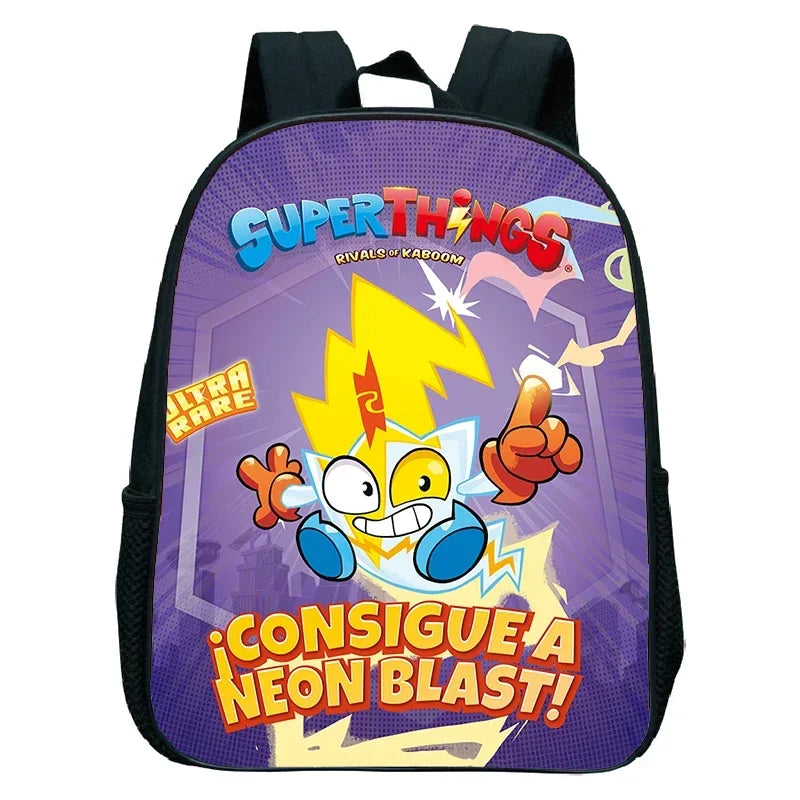 Superzings Backpacks Cute Cartoon Kindergarten Bags Mochila Children Bookbag SuperThings School Bags Kids Mini Backpack