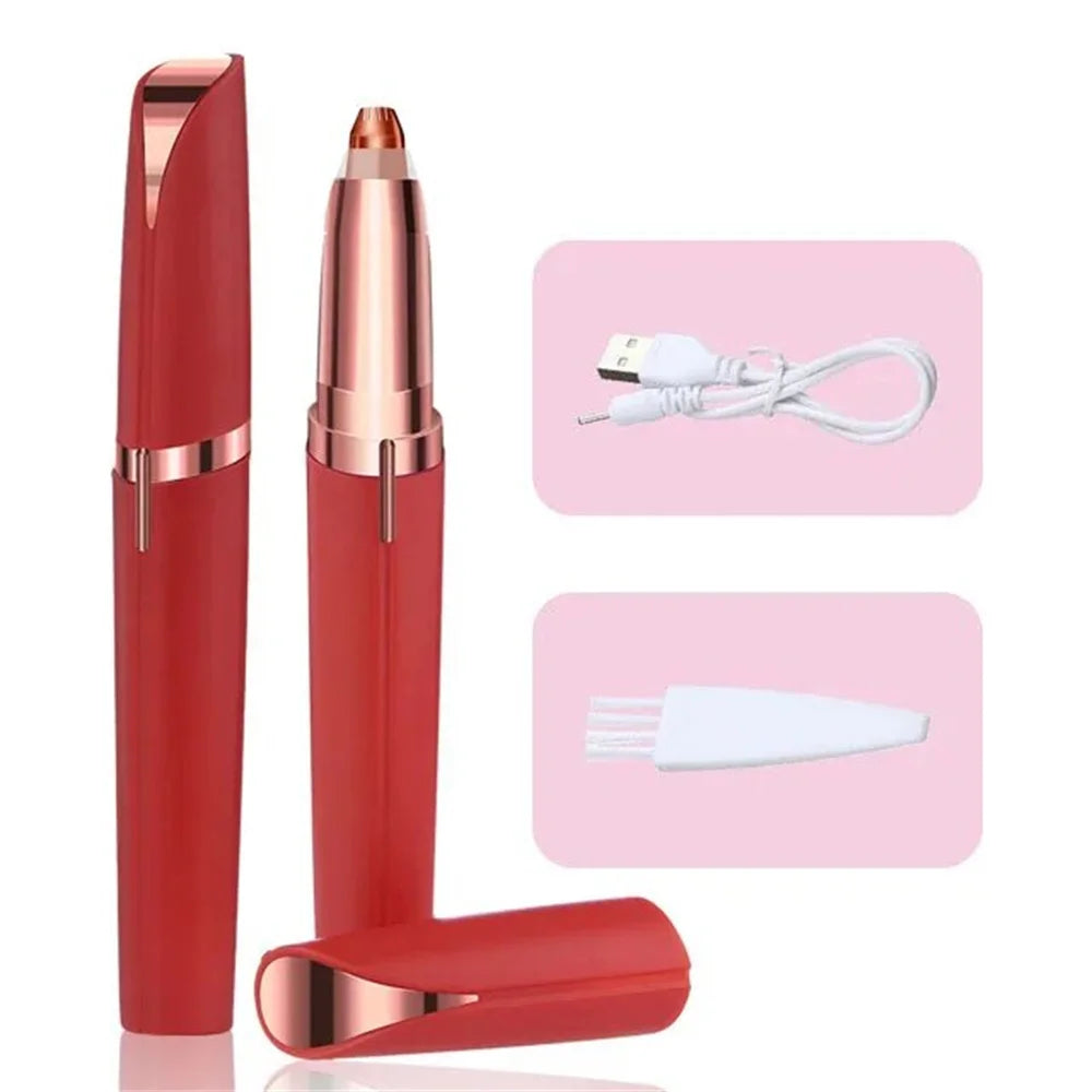 Electric Eyebrow Trimmer Eye Brow Shaper Pencil Face Hair Remover For Women Makeup Painless Automatic Eyebrow Shavers Depilator