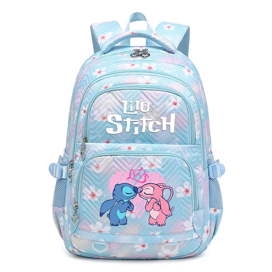 Lilo Stitch Schoolbag for Teenage Girls Bookbag Mochila Waterproof Women Backpack Female Travel Bag Backpacks