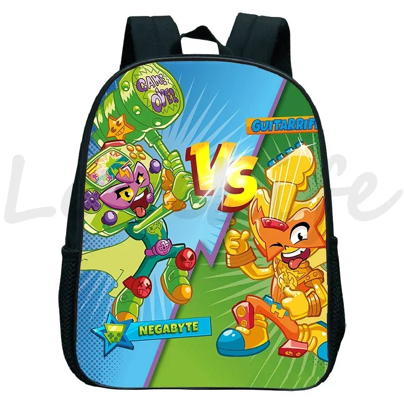 Superzings Backpacks Cute Cartoon Kindergarten Bags Mochila Children Bookbag SuperThings School Bags Kids Mini Backpack