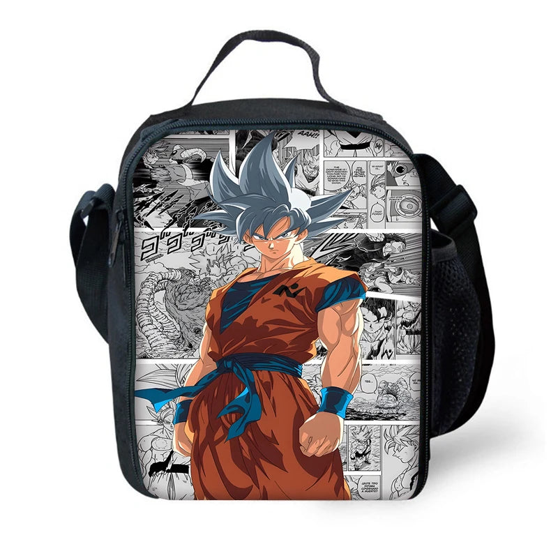 pcs set Cute Anime Child School Backpack with Lunch For G-Gokus Bags ,Pencil Bags ,School Bags for Boys Girls Best Gift