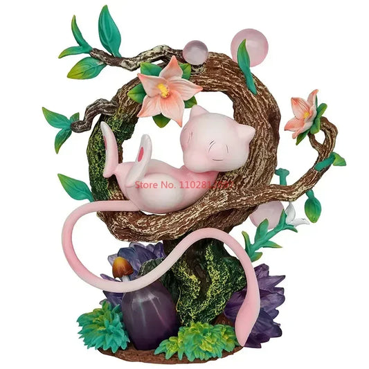 Pokemon Sleep Mew 15cm Anime Figure Gk Action Figurine Pvc Statue Model Doll Room Collection Decoration Toys For Friend Gifts