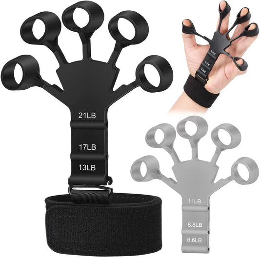 Finger Gripper Finger Exerciser Guitar Finger Exerciser 6 Resistant Levels Recovery Physical Tools Hand Strengthener