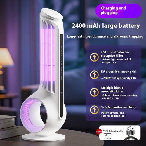 Usb Photocatalyst Mosquito Killing Lamp Electric Shock Two-in-one LED