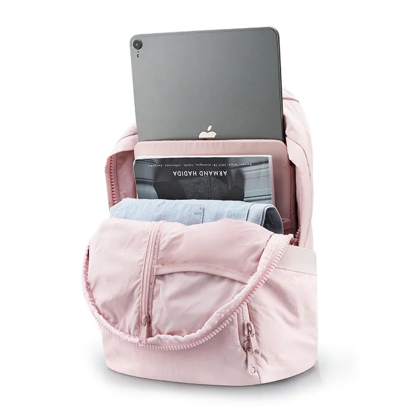 School Bag Women's Backpack 13 Inch Laptop Bag Travel Cute Kawaii Anti Theft Waterproof Nylon Backpacks Women Book Bag