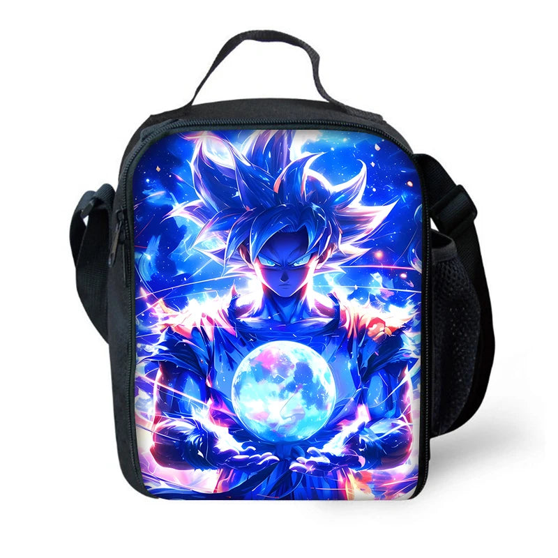 pcs set Cute Anime Child School Backpack with Lunch For G-Gokus Bags ,Pencil Bags ,School Bags for Boys Girls Best Gift