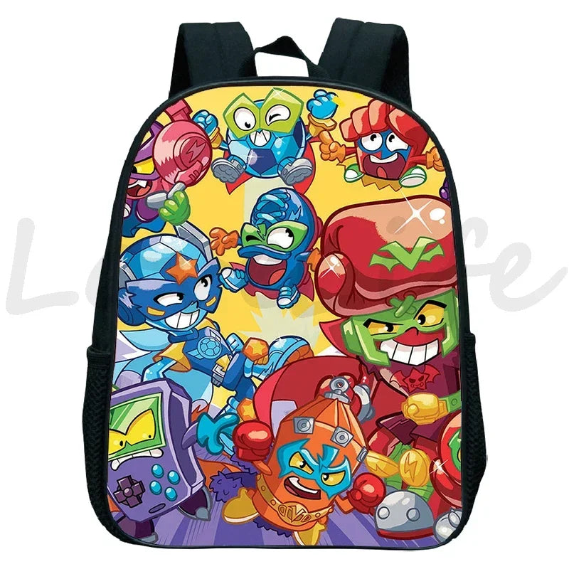 Superzings Backpacks Cute Cartoon Kindergarten Bags Mochila Children Bookbag SuperThings School Bags Kids Mini Backpack