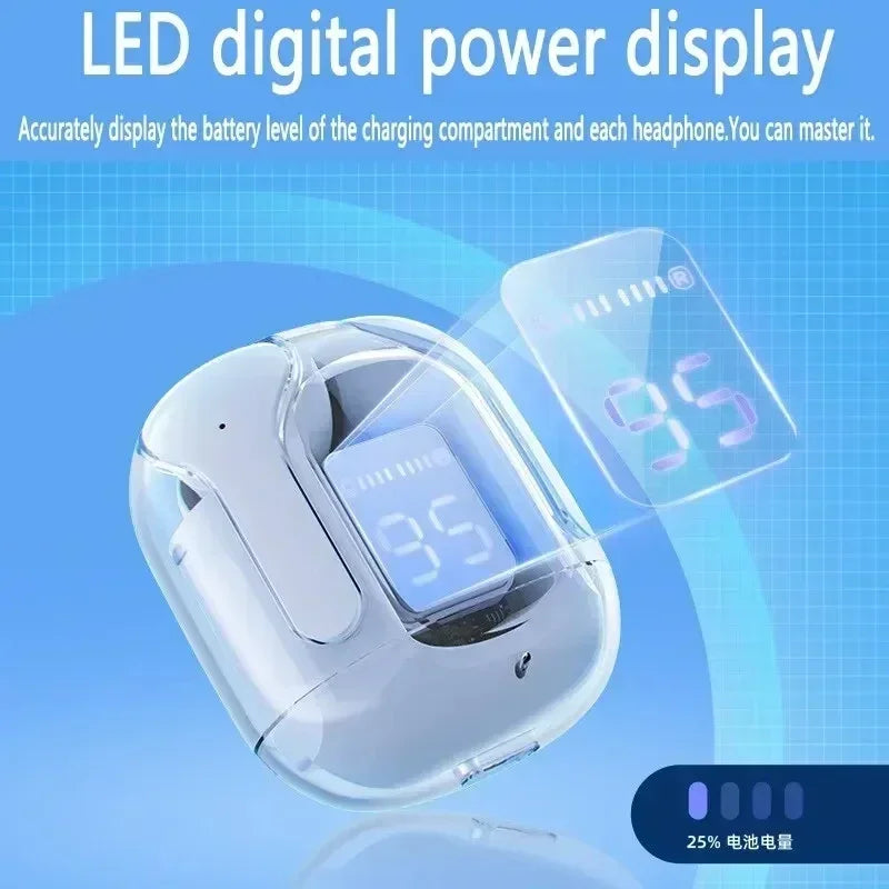 Original HK3 TWS Transparent Wireless Bluetooth Headset Sound Wireless Earphones Quality Bluetooth 5.3 headphones