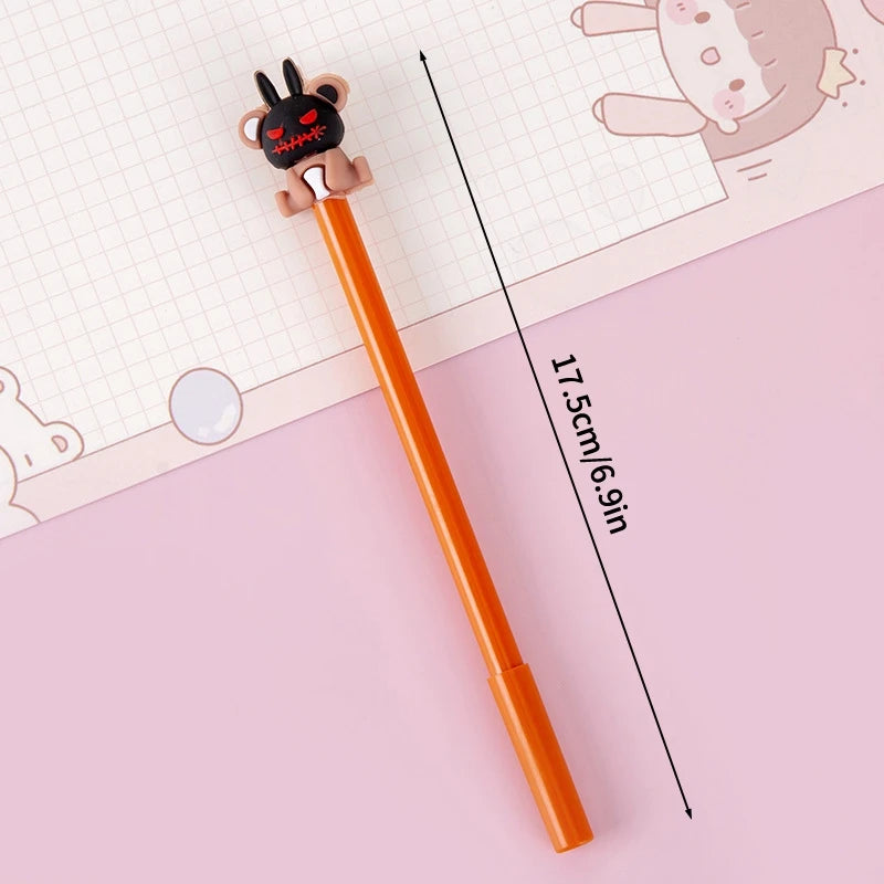 Creative Halloween Gifts 0.5mm Gel Pen Pumpkin Students Neutral Pen Mexic Day Of The Dead Party Gifts Students Prize Rewards