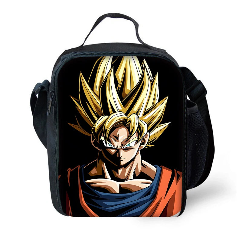 pcs set Cute Anime Child School Backpack with Lunch For G-Gokus Bags ,Pencil Bags ,School Bags for Boys Girls Best Gift