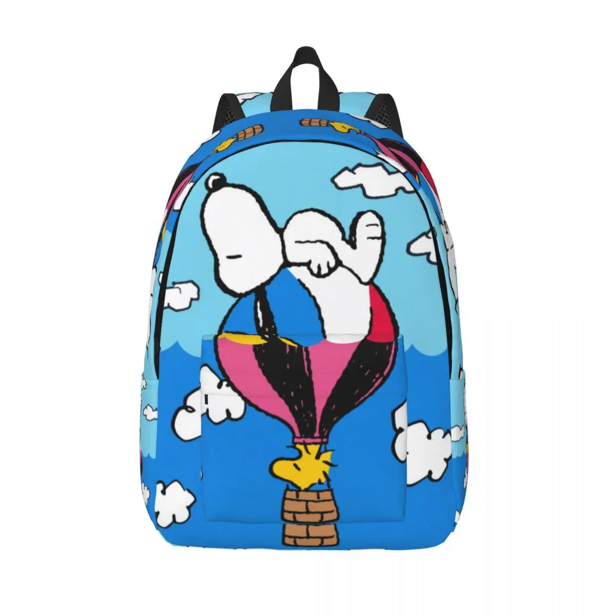 Custom Snoopys Woodstock Canvas Backpacks Women Men Basic Bookbag for College School Cartoon Bags