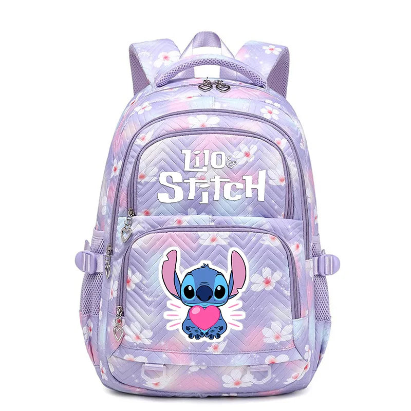 Lilo Stitch Schoolbag for Teenage Girls Bookbag Mochila Waterproof Women Backpack Female Travel Bag Backpacks