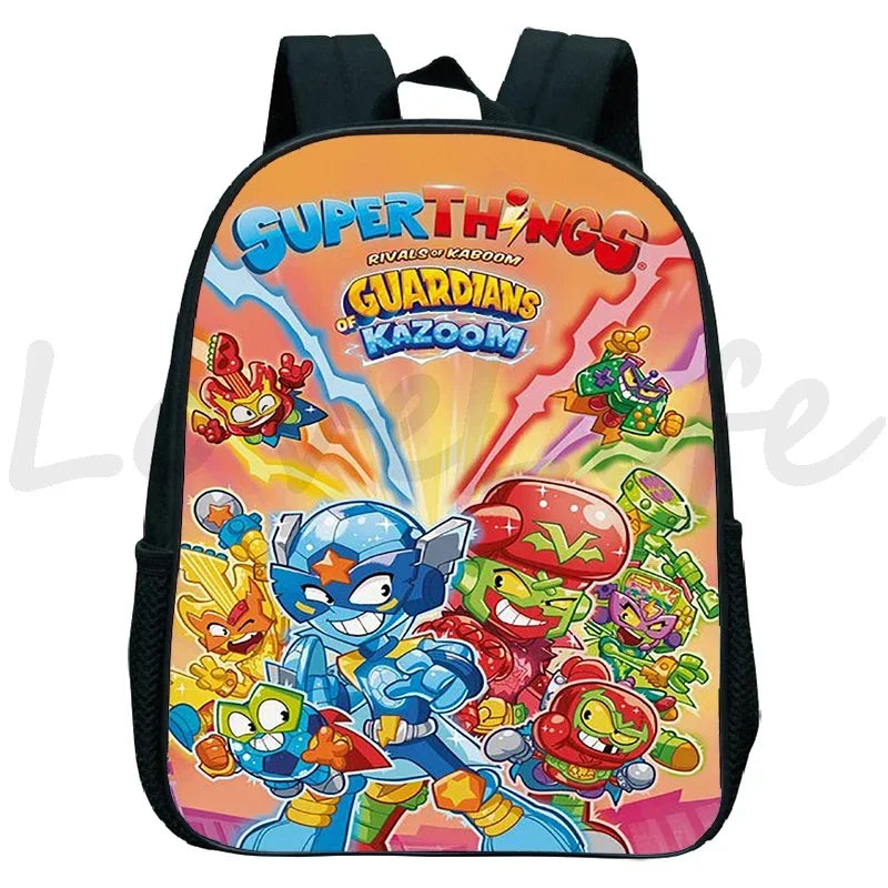 Superzings Backpacks Cute Cartoon Kindergarten Bags Mochila Children Bookbag SuperThings School Bags Kids Mini Backpack