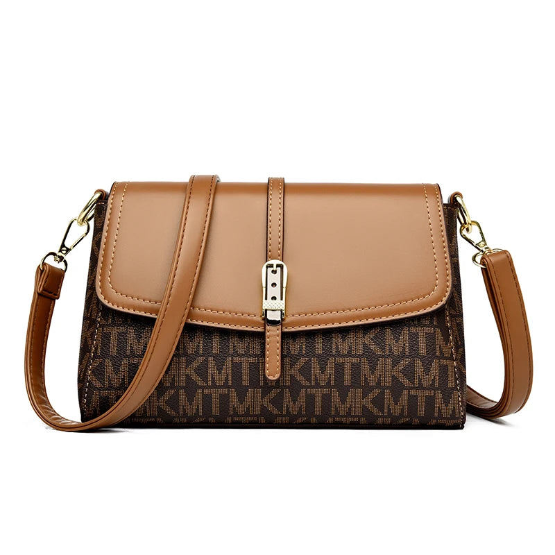 Old Folwers Luxury Handbags Women Bags Designer High Quality Pu Leather Shoulder Crossbody Bags Hand for Women Mother Sac 2025