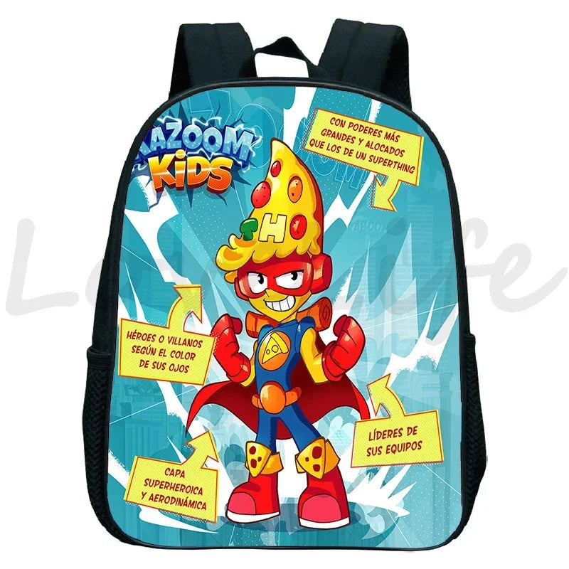 Superzings Backpacks Cute Cartoon Kindergarten Bags Mochila Children Bookbag SuperThings School Bags Kids Mini Backpack