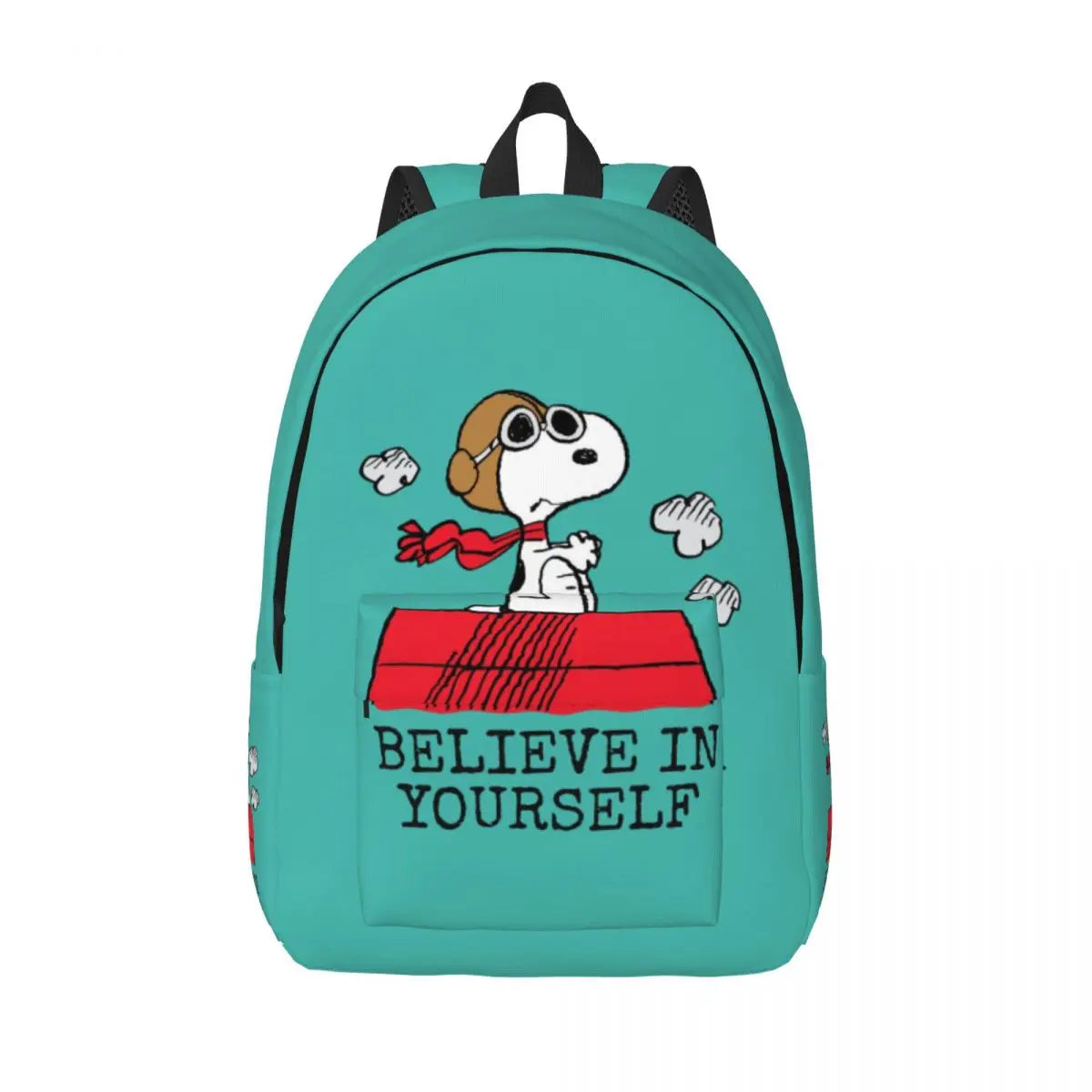 Custom Snoopys Woodstock Canvas Backpacks Women Men Basic Bookbag for College School Cartoon Bags