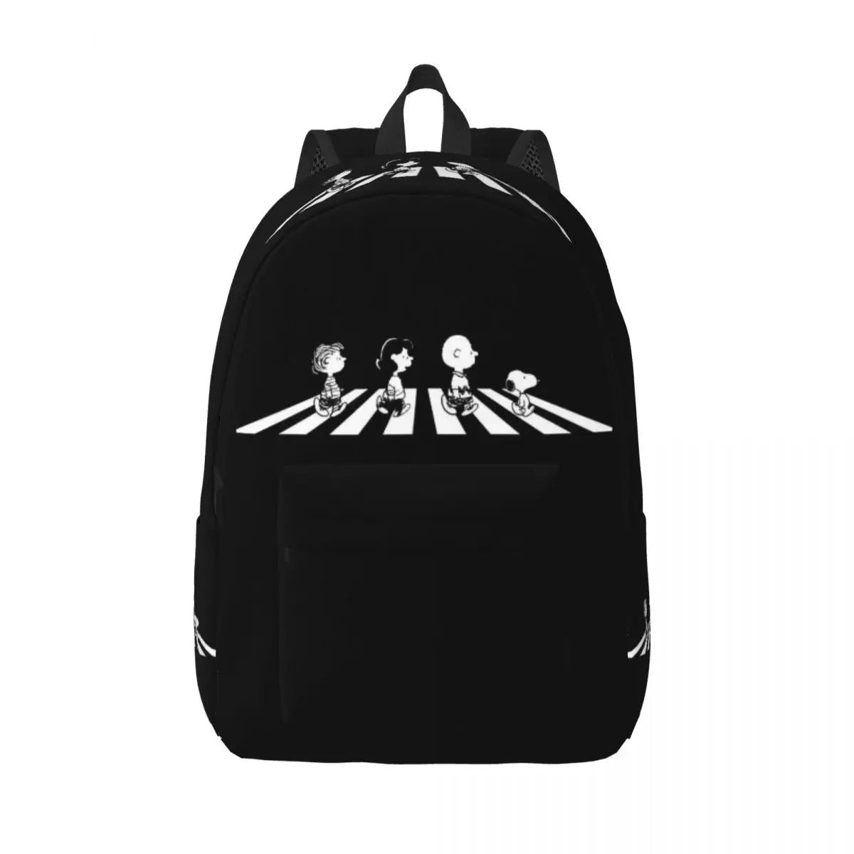 Custom Snoopys Woodstock Canvas Backpacks Women Men Basic Bookbag for College School Cartoon Bags