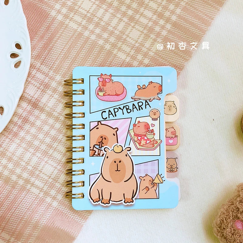 kawaii Stationery School supplies Office accessories Scratch paper memo pad Notepad diary journal capybara Aesthetic notebook