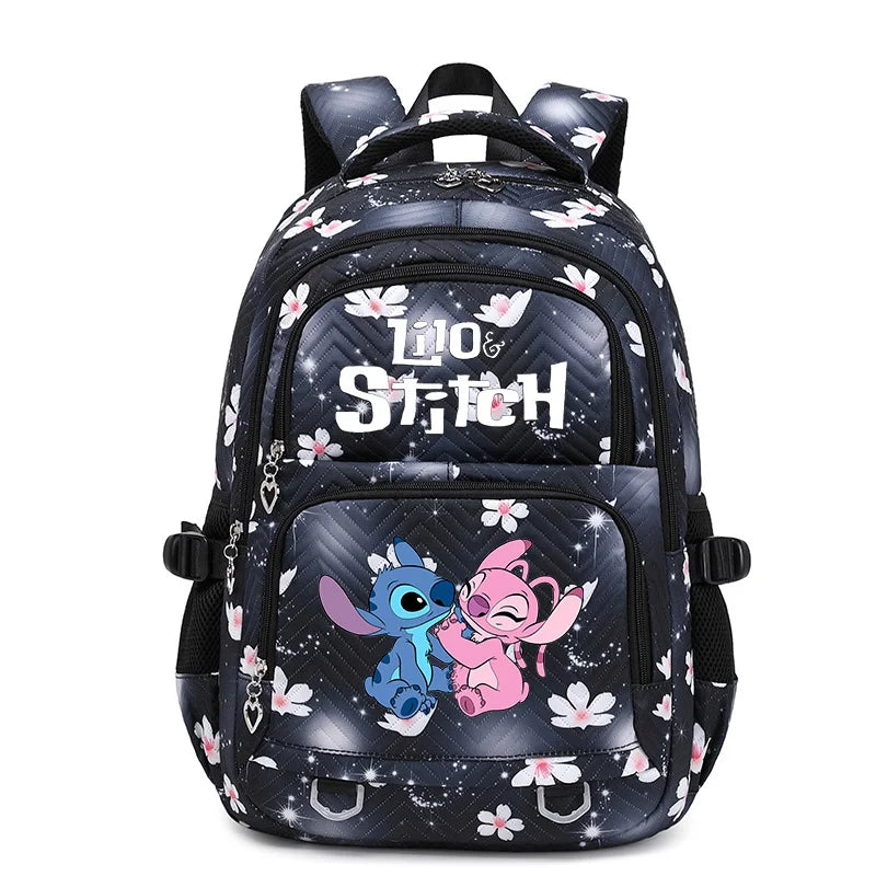 Lilo Stitch Schoolbag for Teenage Girls Bookbag Mochila Waterproof Women Backpack Female Travel Bag Backpacks