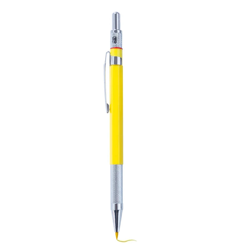 37Pcs 2.0MM Metal Mechanical Pencil with lead Art Drawing Design Automatic Drawing Special Pencil Student Office School Supplies