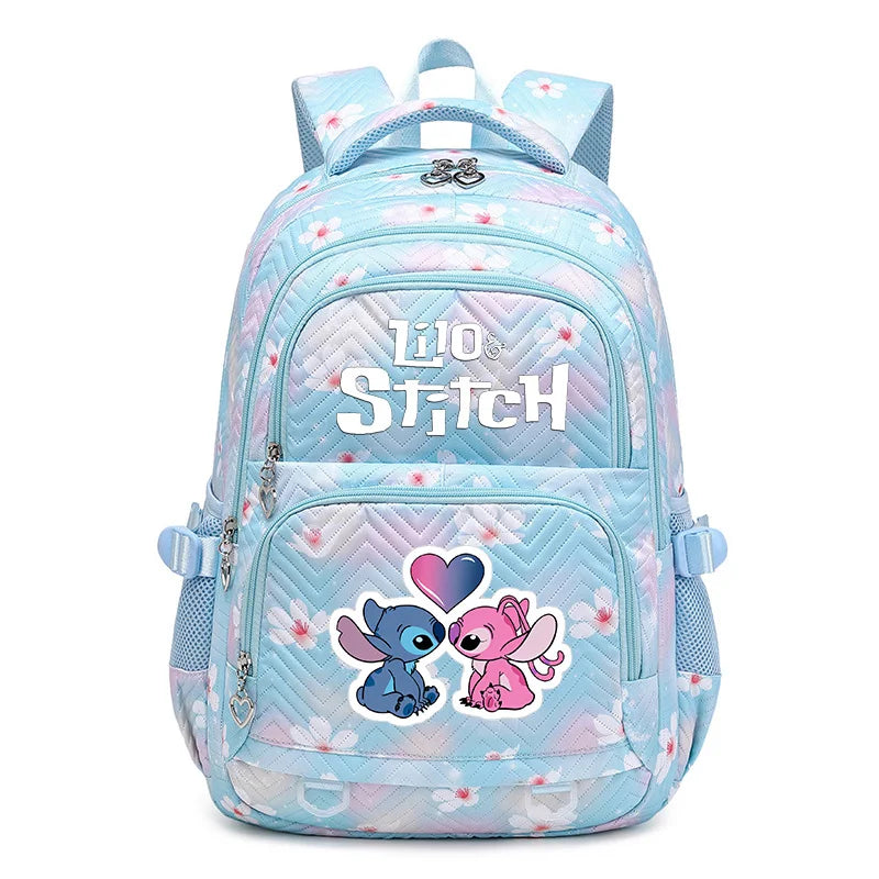 Lilo Stitch Schoolbag for Teenage Girls Bookbag Mochila Waterproof Women Backpack Female Travel Bag Backpacks