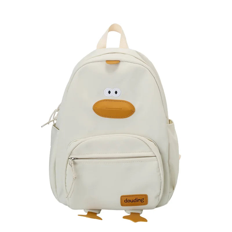 New Cartoon Duck Backpack Designer Cute Travel Bag Female Student Versatile Edition Girls' School Bag рюкзак