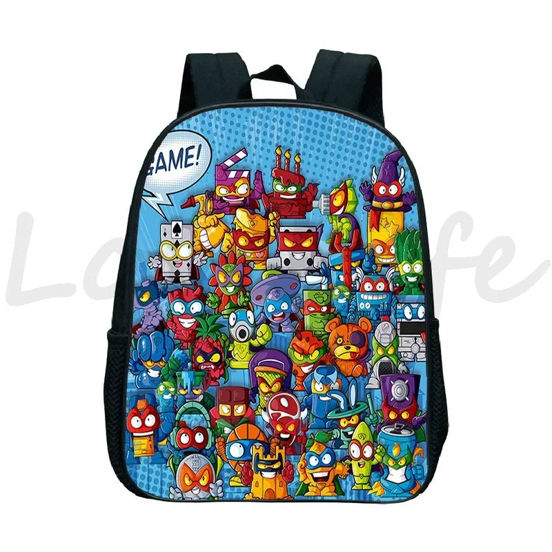 Superzings Backpacks Cute Cartoon Kindergarten Bags Mochila Children Bookbag SuperThings School Bags Kids Mini Backpack