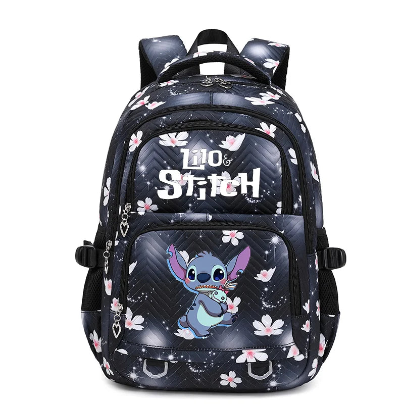 Lilo Stitch Schoolbag for Teenage Girls Bookbag Mochila Waterproof Women Backpack Female Travel Bag Backpacks