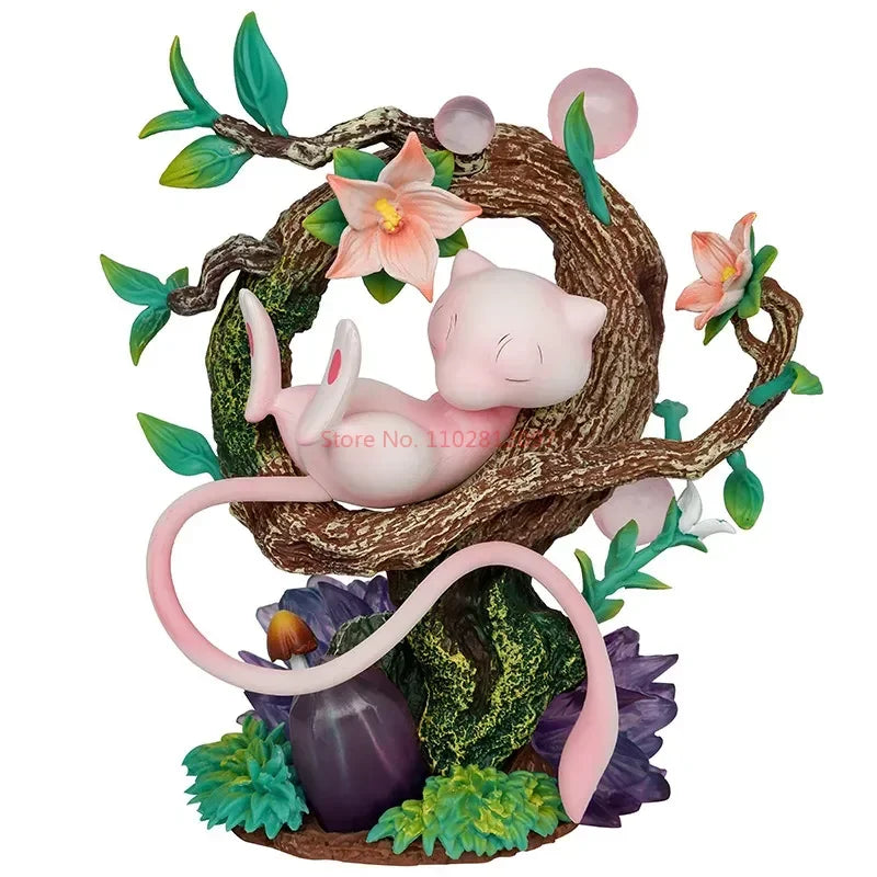 Pokemon Sleep Mew 15cm Anime Figure Gk Action Figurine Pvc Statue Model Doll Room Collection Decoration Toys For Friend Gifts