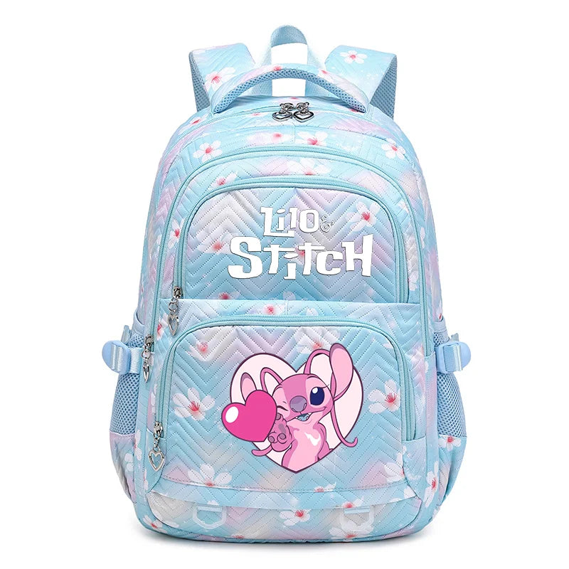 Lilo Stitch Schoolbag for Teenage Girls Bookbag Mochila Waterproof Women Backpack Female Travel Bag Backpacks
