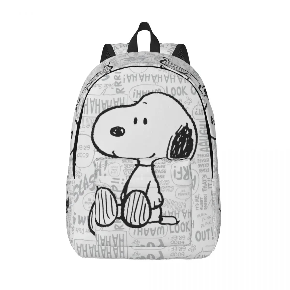Custom Snoopys Woodstock Canvas Backpacks Women Men Basic Bookbag for College School Cartoon Bags